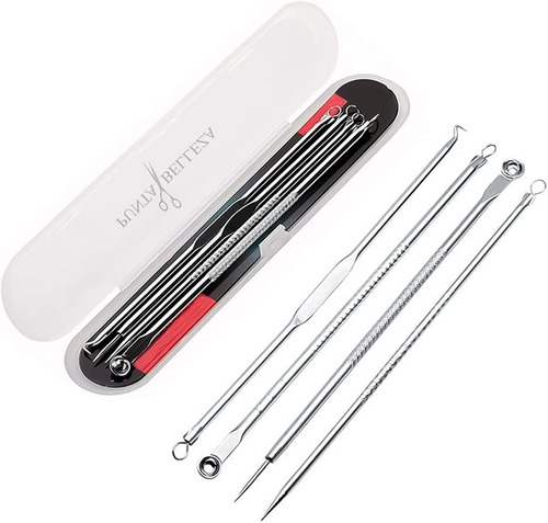 Removedor Extractor Puntos Negros Acné Espinilla Kit 4pz