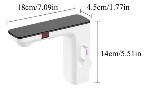 Grifo De Lavabo Con Sensor Inteligente Con Pantalla Digita