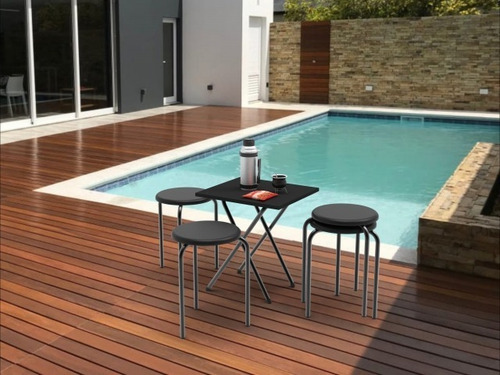 Imagen 9 de 10 de Mesa Matera Para Jardin Exterior 50 X 45 X 58- Mplc050