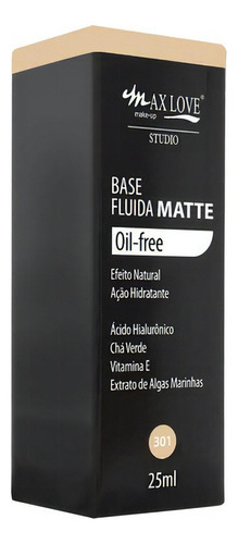 Base Fluida Matte Oil-free 301 Max Love