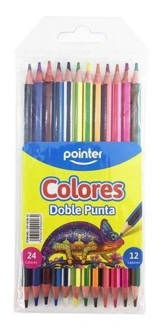 Colores Doble Punta X 12 U