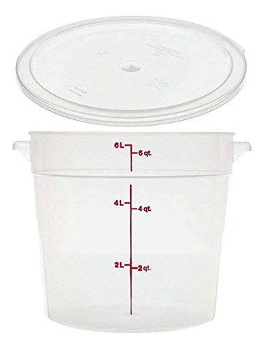 Cambro Rfs6pp190 Camwear Recipiente De Almacenamiento De Ali