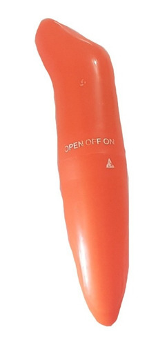 Potente Vibrador De Plástico Consolador - Naranja