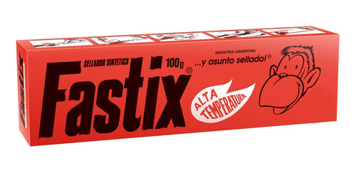 Fastix Alta Temperatura 100 Gr Rojo