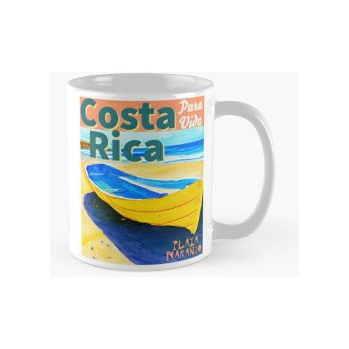 Taza Costa Rica Pura Vida Playa Naranjo Calidad Premium