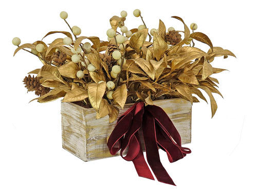 Tallos De Flores De Poinsettia De Navidad Con Clips - Set/10