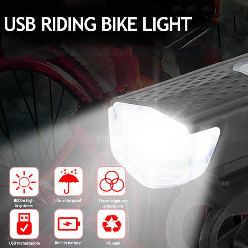 Juego De Lámparas Para Bicicleta 360 Grados, Impermeables, D
