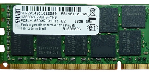 Memória 16 Gb Ddr3 Ecc Rdimm 1333 Mhz P/ Dell R410 G/ 1 Ano (Usado)