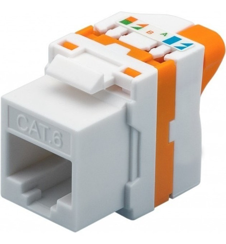 Imagen 1 de 6 de Jack Rj45 C6 Tooless (sin Herramienta) Techly 573