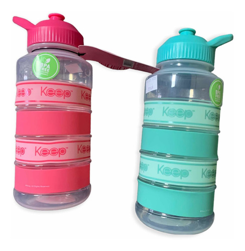 Botella Keep Con Agarre 1 Litro Varios Colores Resistente