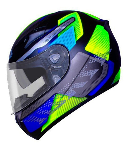 Capacete Moto Ebf Modelo Xtroy Com Óculos Interno