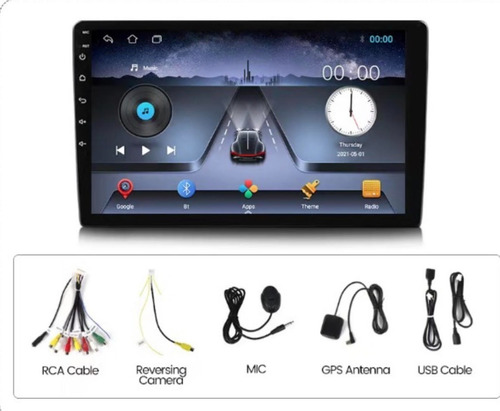 Radio Android Auto Wifi Gps Youtube 9 Pulgadas Microfono Ext
