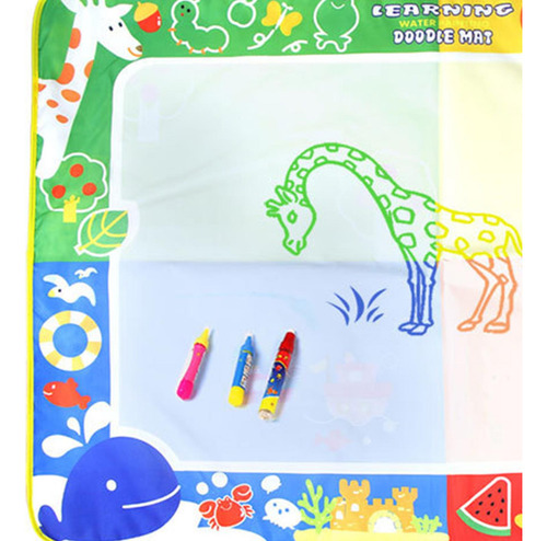 Alfombrilla Para Colorear Con De Agua Con Animales