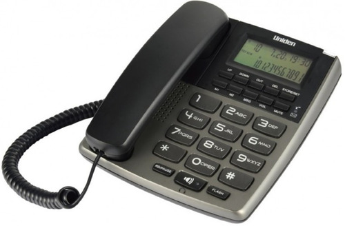 Telefono De Mesa Uniden As7402 Titanium  Caller Id