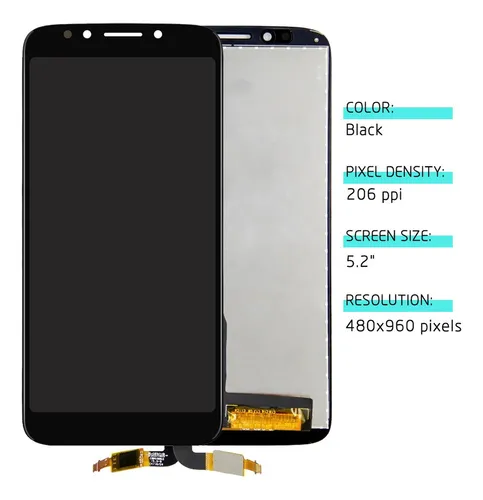 Compatible Pantalla Lcd Táctil Para Motorola E5 Play Go