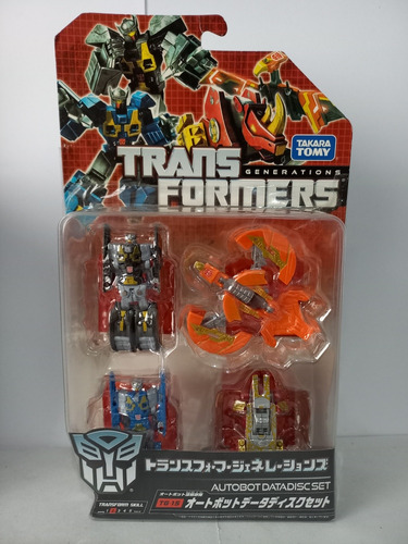 Transformers Autobot Set De Discos Takara Tomy 