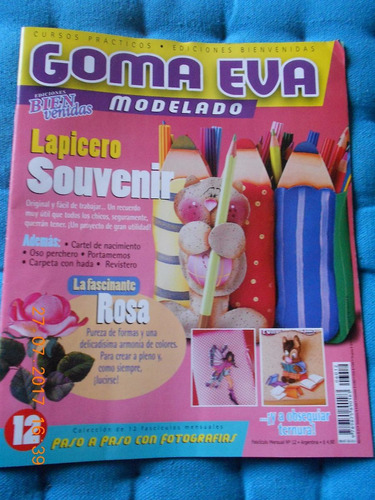 Revista Fasciculo N° 12 Goma Eva Modelado J.rubicce 2007