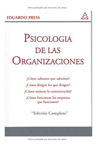 Libro: Psicología De Las Organizaciones (spanish Edition)
