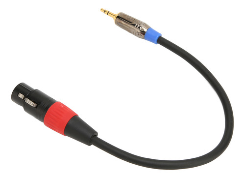 Micrófono Estéreo Xlr Hembra A Cable Trs De 1/8 De Pulgada,