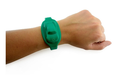Imagen 2 de 7 de Pulseras Sanitizantes Auto Verde Niños Luminares