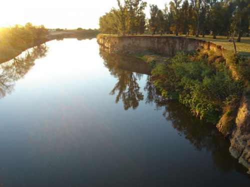 Chacra Sobre El Rio En Barrio Privado. Retasada !!!