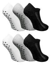 Comprar Media Antideslizante Pilates Yoga Soquete Algodon Ctf Pack 6