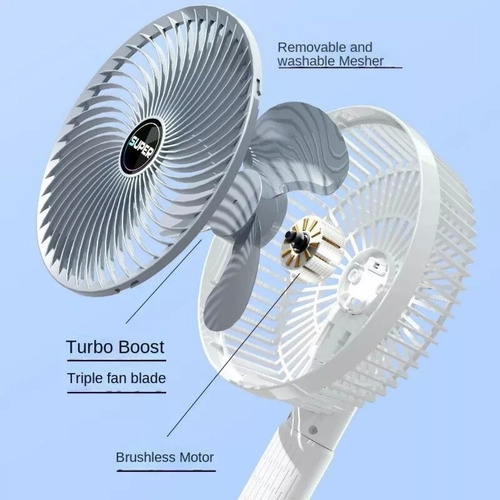 Ventilador De Escritorio Portátil De Múltiples Formas