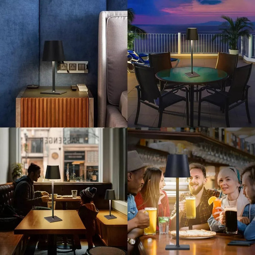2x Lámpara De Mesa Led Escritorio Recargable Ajustable