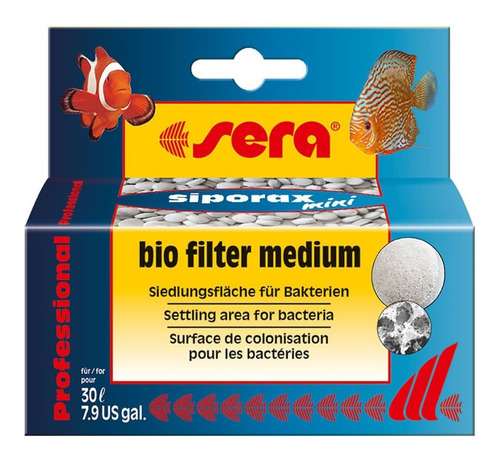 Sera Siporax Mini 35g Mídia Biológica Para Pequenos Filtros