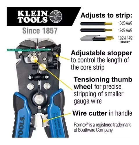 Novo Pelacables/cortaalambres Klein Tools 11061