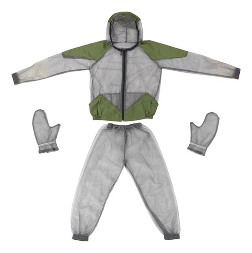 1 Traje Protector De Malla, Chaqueta, Camisa, Guantes,