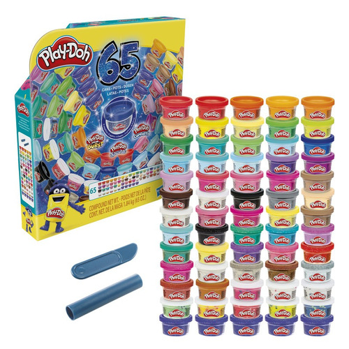 Set De Masa Hasbro Play-doh 65 Potes +3