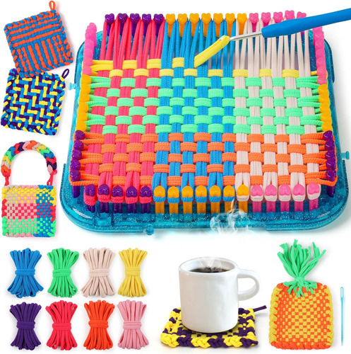 Kit De Telar Para Niños, Ideal Para Niñas De 6 A 1