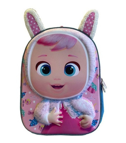 Mochila 3d Niñas Cry Babies Coney Bebe Llorones Con Orejas