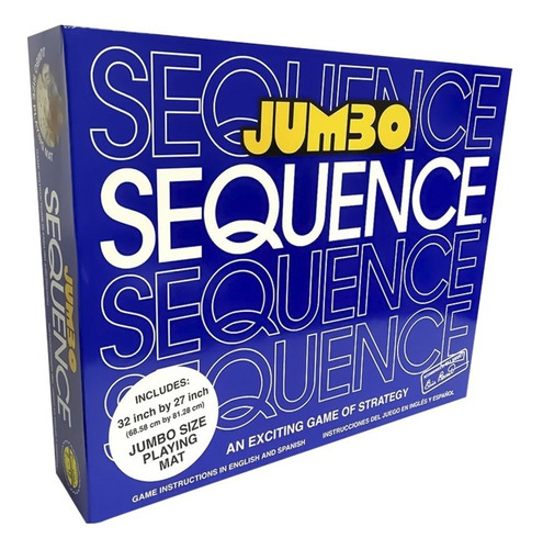 Juego de cartas Jumbo sequence Jax