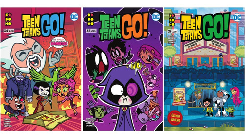 Teen Titans Go! Pack 3 Tomos (34-35-36)