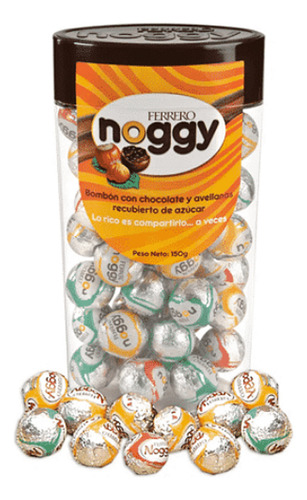 Chocolates Noggy Ferrero vaso acrilico 150gr