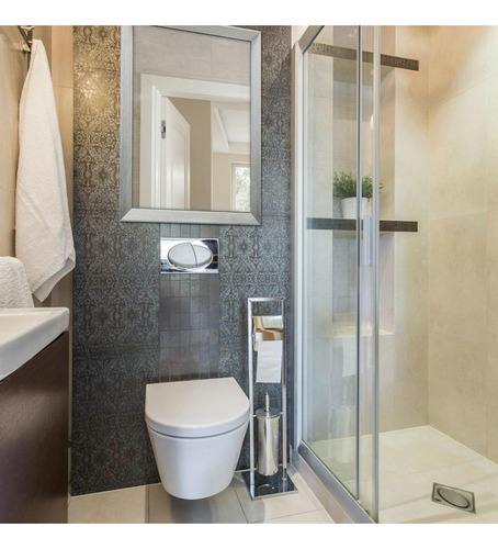 Espejo De Baño Antiempañante 54x72 Gris