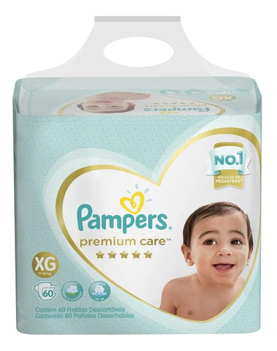 Pampers Premium Care Bag Xg (11 A 15 Kg) - X60
