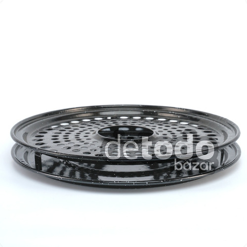Parrilla Circular Enlozada Grande 37,5 Cms