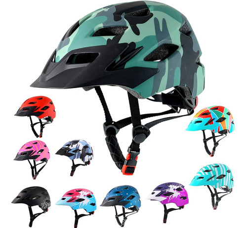 Bavilk Kids Bike Helmet Niño Juvenil Ajustable Multideporte 