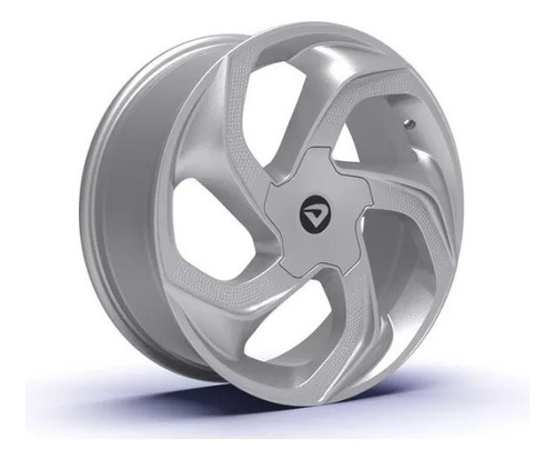 Roda Aro 17x6 Concept 4x100 Volcano / Valor Unitário Cor Prata