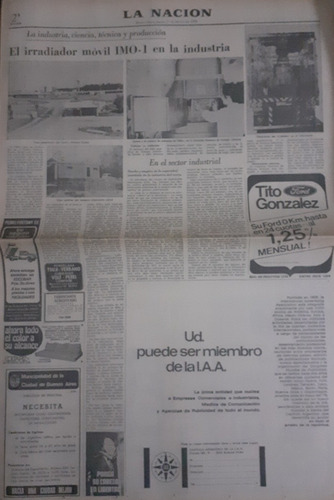 La Nacion 21/2/1978 Completo,videla Pinochet , Detalle (Usado)