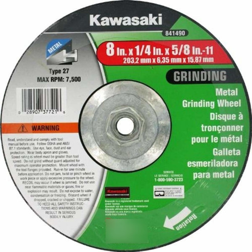 Kawasaki -inch Metal Molienda Cubeta Rueda