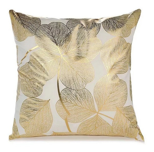 Imagen 7 de 9 de Fundas Para Cojines Con Estampados Dorados 45x45cm X Unidad