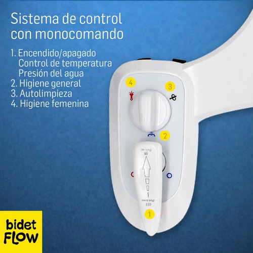 Imagen 8 de 10 de Bidet Para Inodoro Fácil Instalación Bidet Matic Plus Ultra!