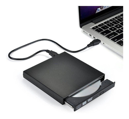 Imagem 3 de 5 de Gravador De Dvd Cd Externo Usb 3.0 Type C Slim Portatil