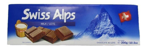 Chocolate Ao Leite Swiss Alps Milk 300gr Importado Suíça