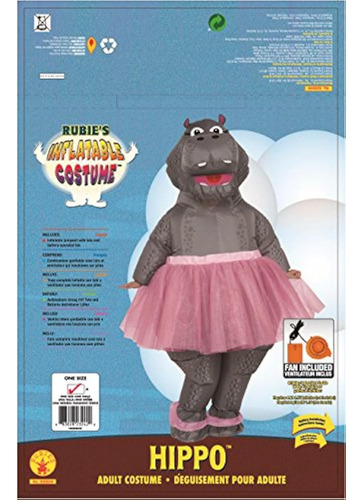 Disfraz De Hipopótamo Inflable Rubie's Costume Co,