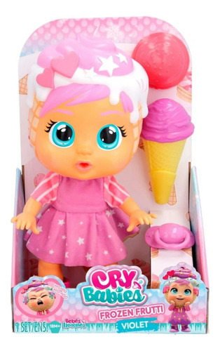 Muñeca Cry Babies Frozen Frutti Bebé Llorón Original